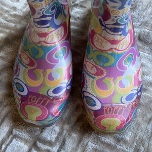 Coach Rain Boots. Size 7. Very good.